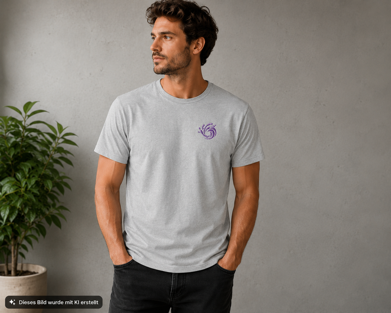 Minimalistisches Premium T-Shirt mit Logo