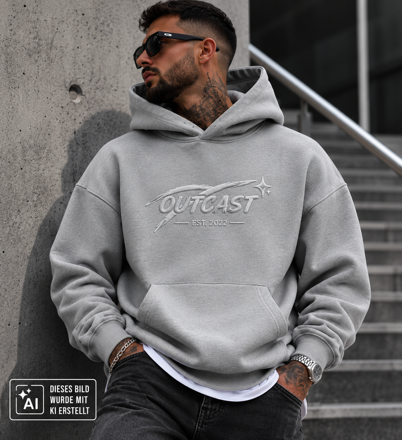 Outcast Hoodie -Premium Stickerei