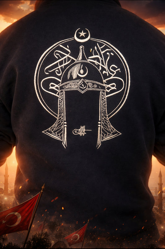 Kapuzen Hoodie mit großem Rückenstick Osmanli Migfei